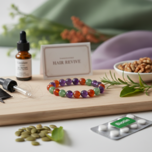 Hair growth crystal bracelet