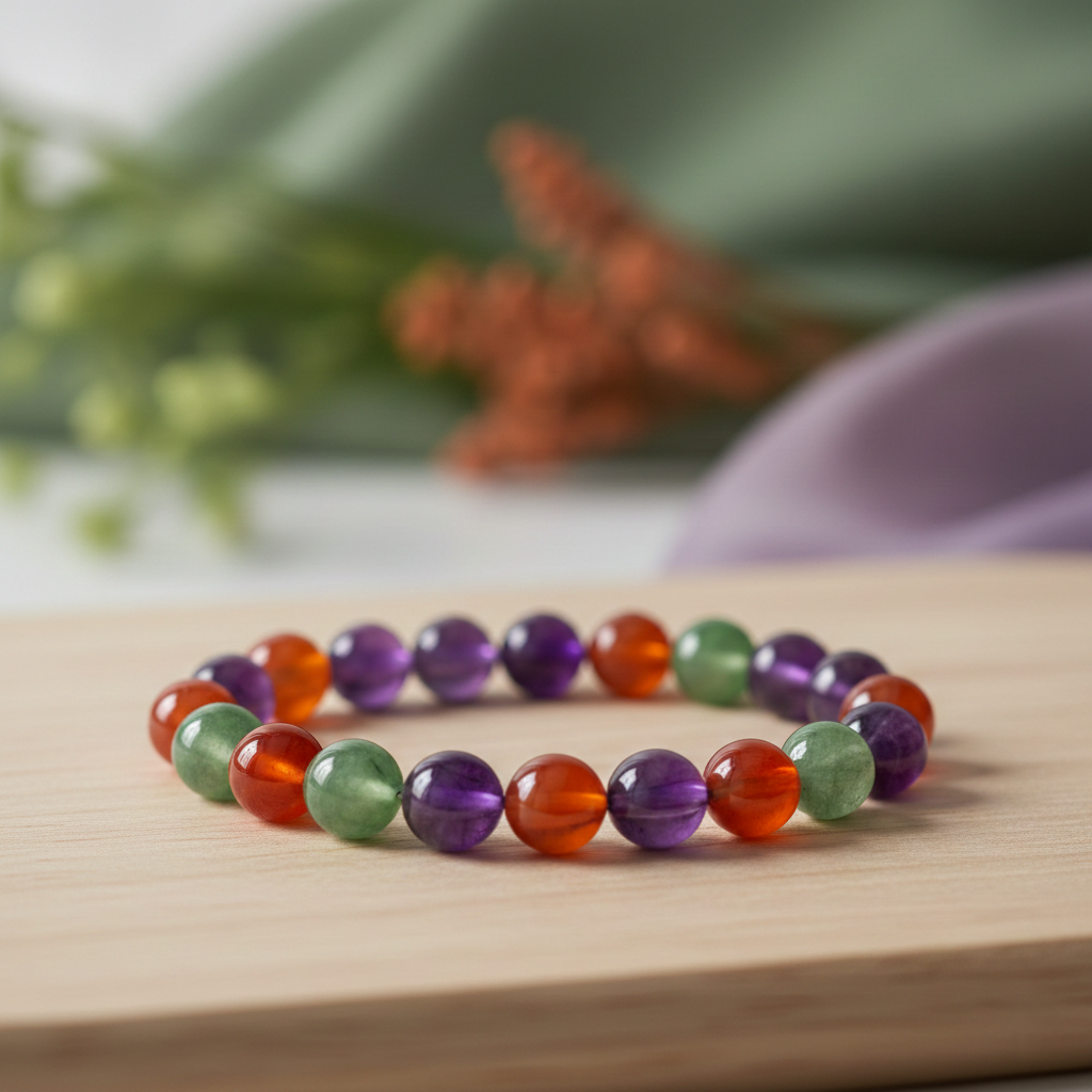 Hair growth crystal bracelet