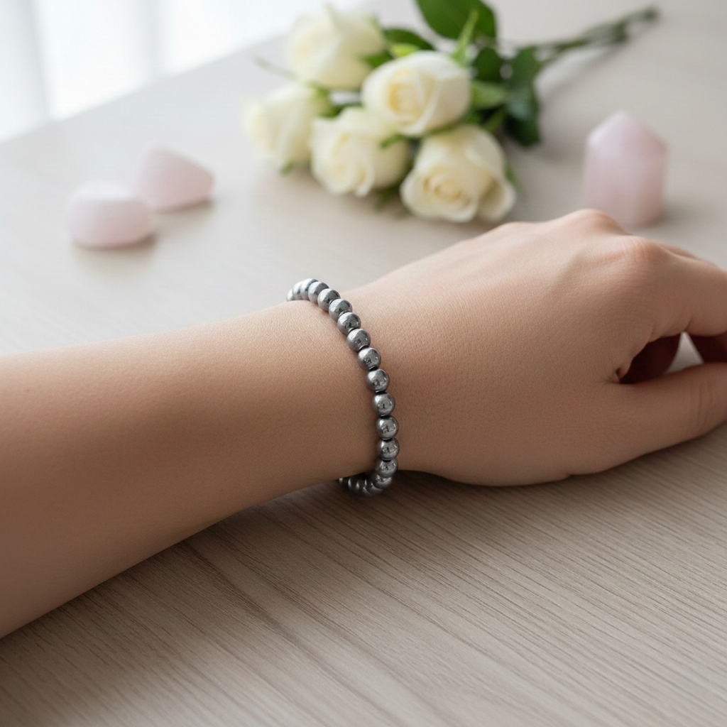 natural pyrite bracelet