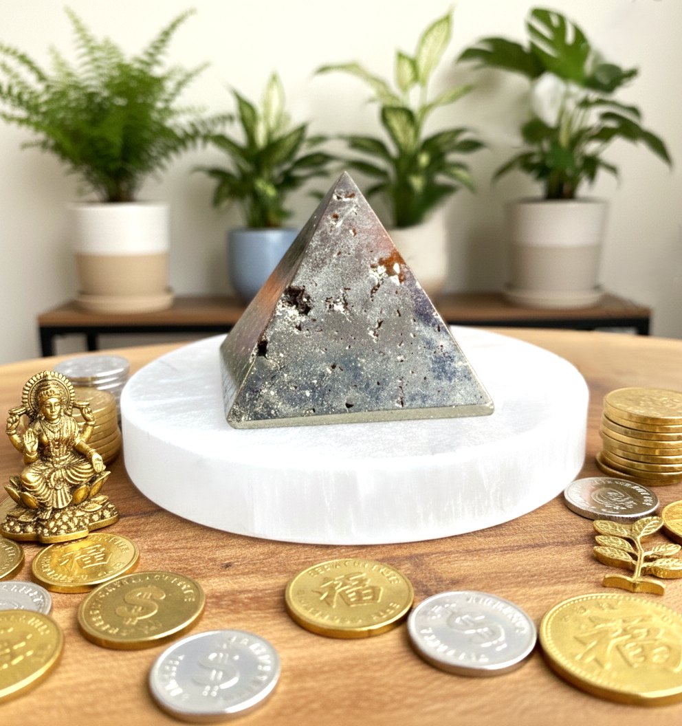 Pyrite Orgone Pyramid
