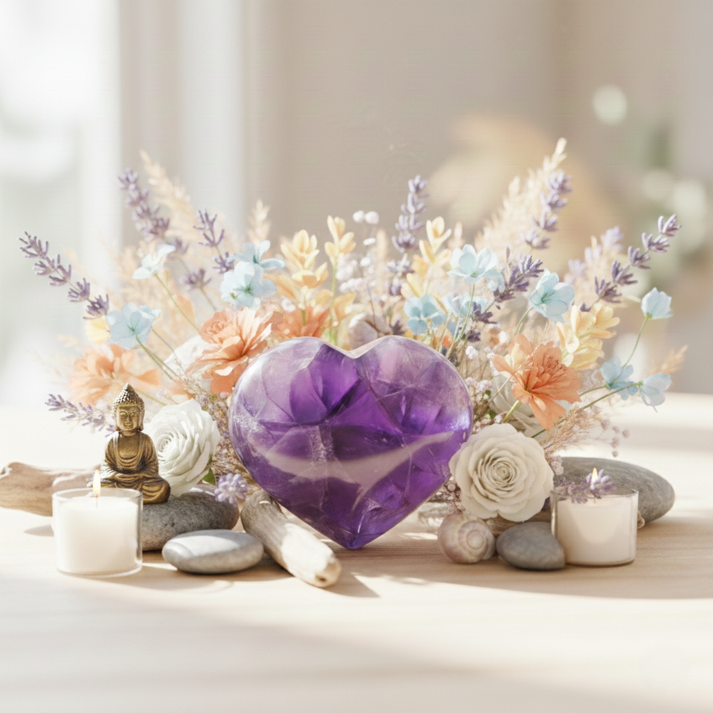 Amethyst Heart