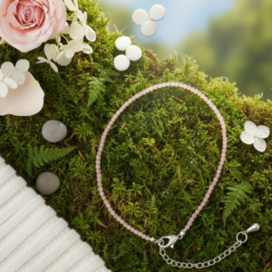 Rose Quartz Anklet