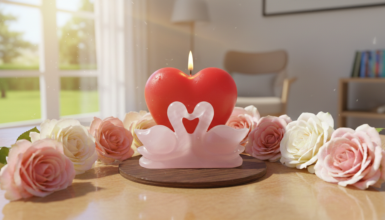 Rose Quartz Duck Pair