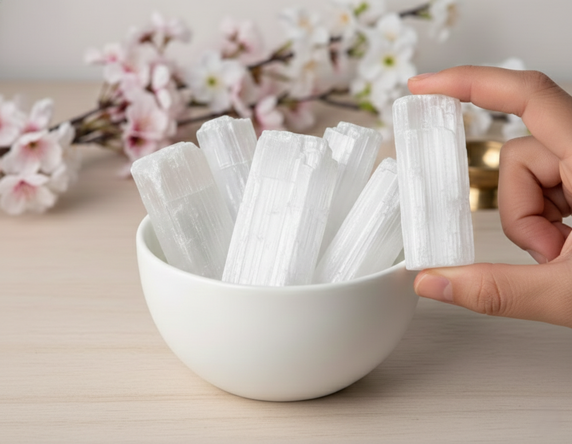 Natural Selenite Raw Stone - Image 2