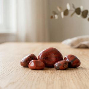 Red Jasper Tumble Stone – Grounding & Vitality Crystal
