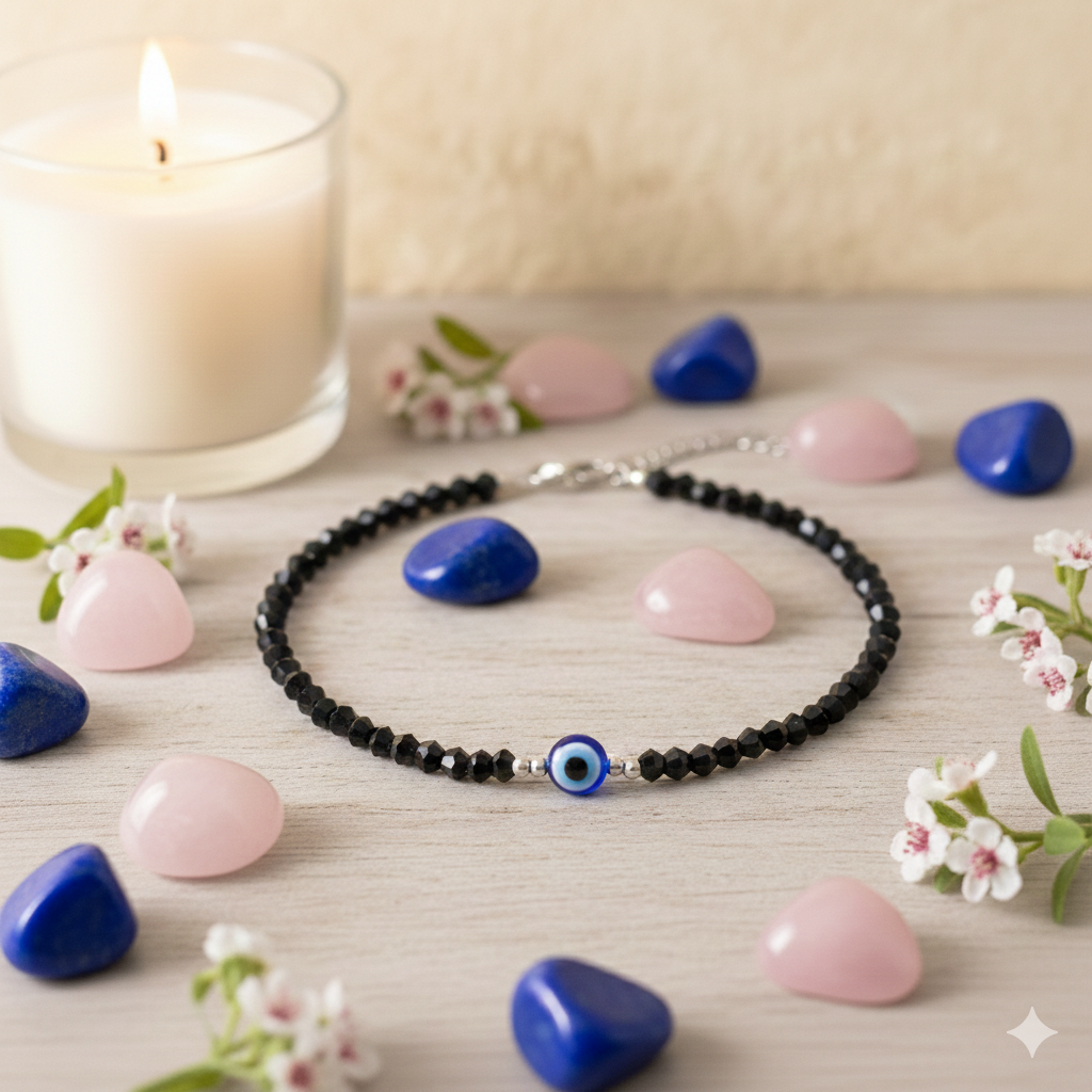 Black Tourmaline Anklet