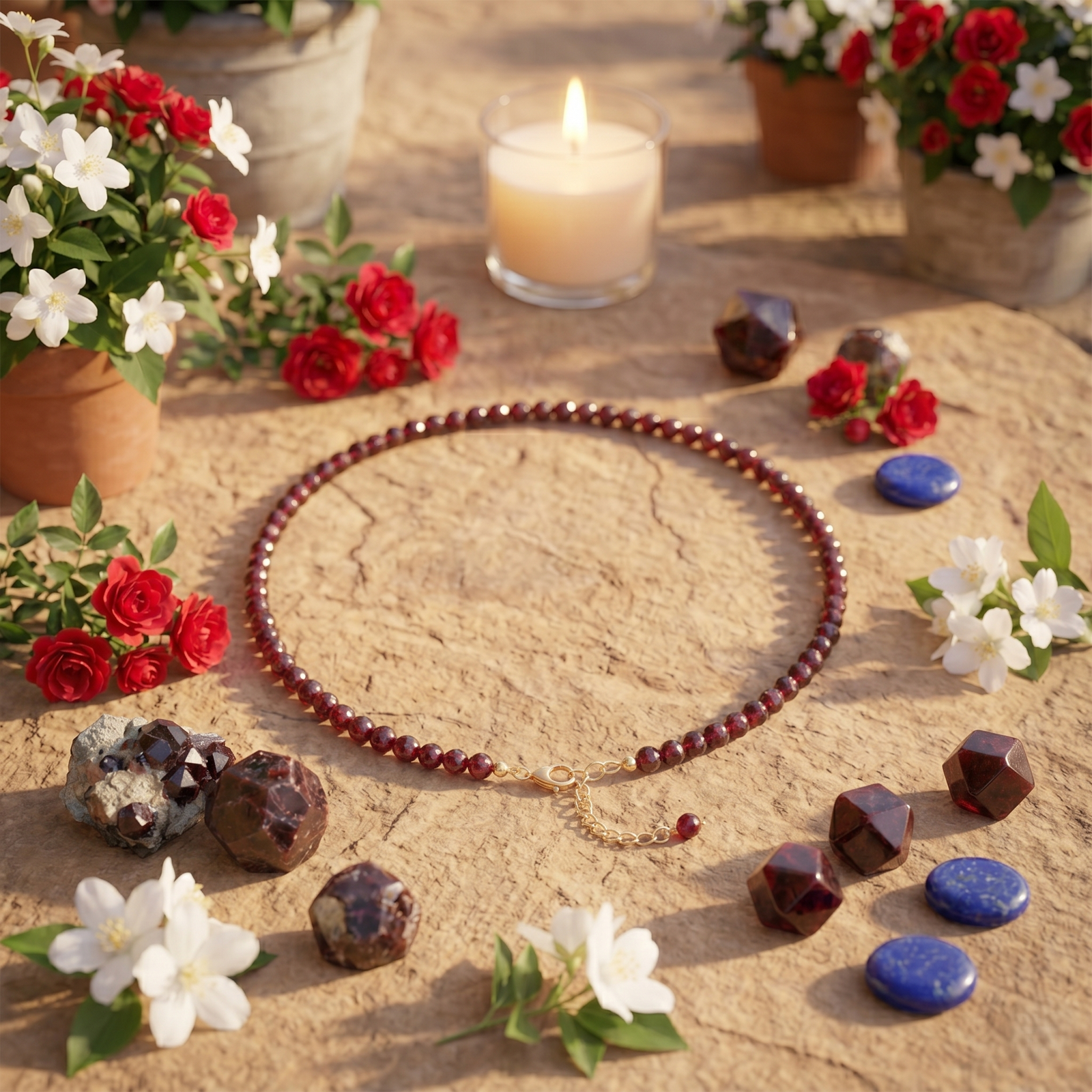 Garnet Anklet – Passion, Protection & Marriage Harmony - Image 2